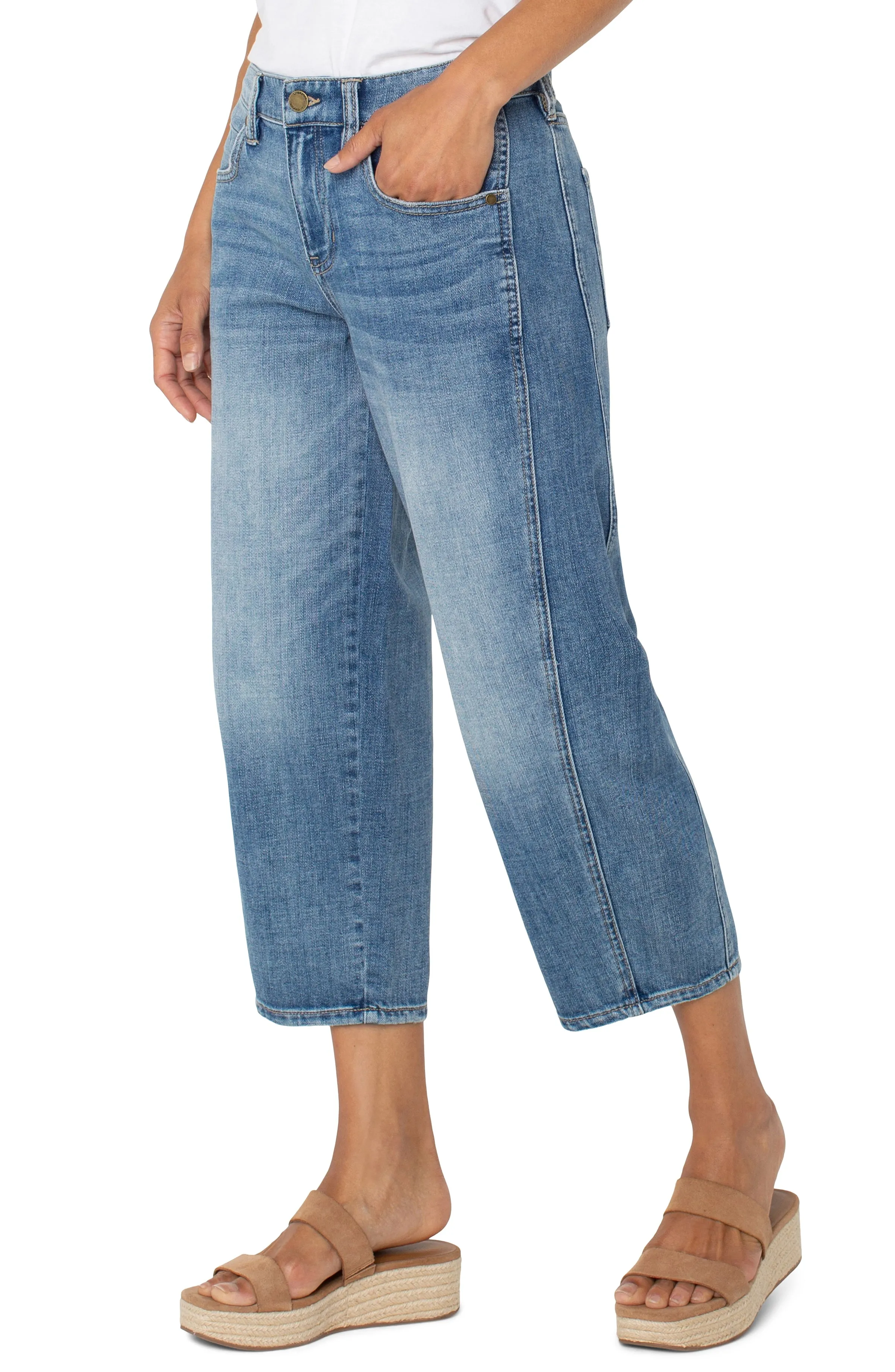 PETITE BARREL JEAN