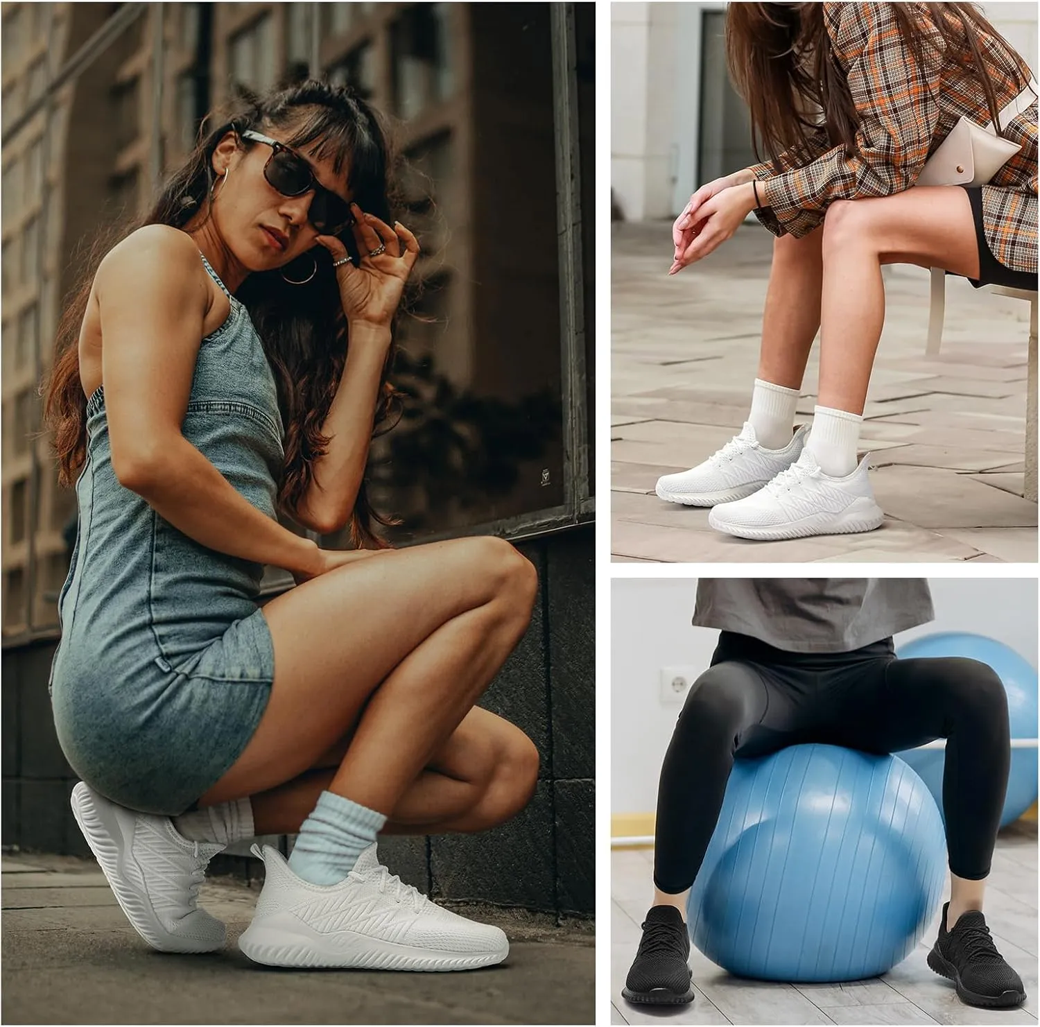 PPQ Womens Slip On Walking ShoesMemory Foam Lightweight Comfort Casual Workout Shoes,Yoga Or Tennis Or Running Sneakers