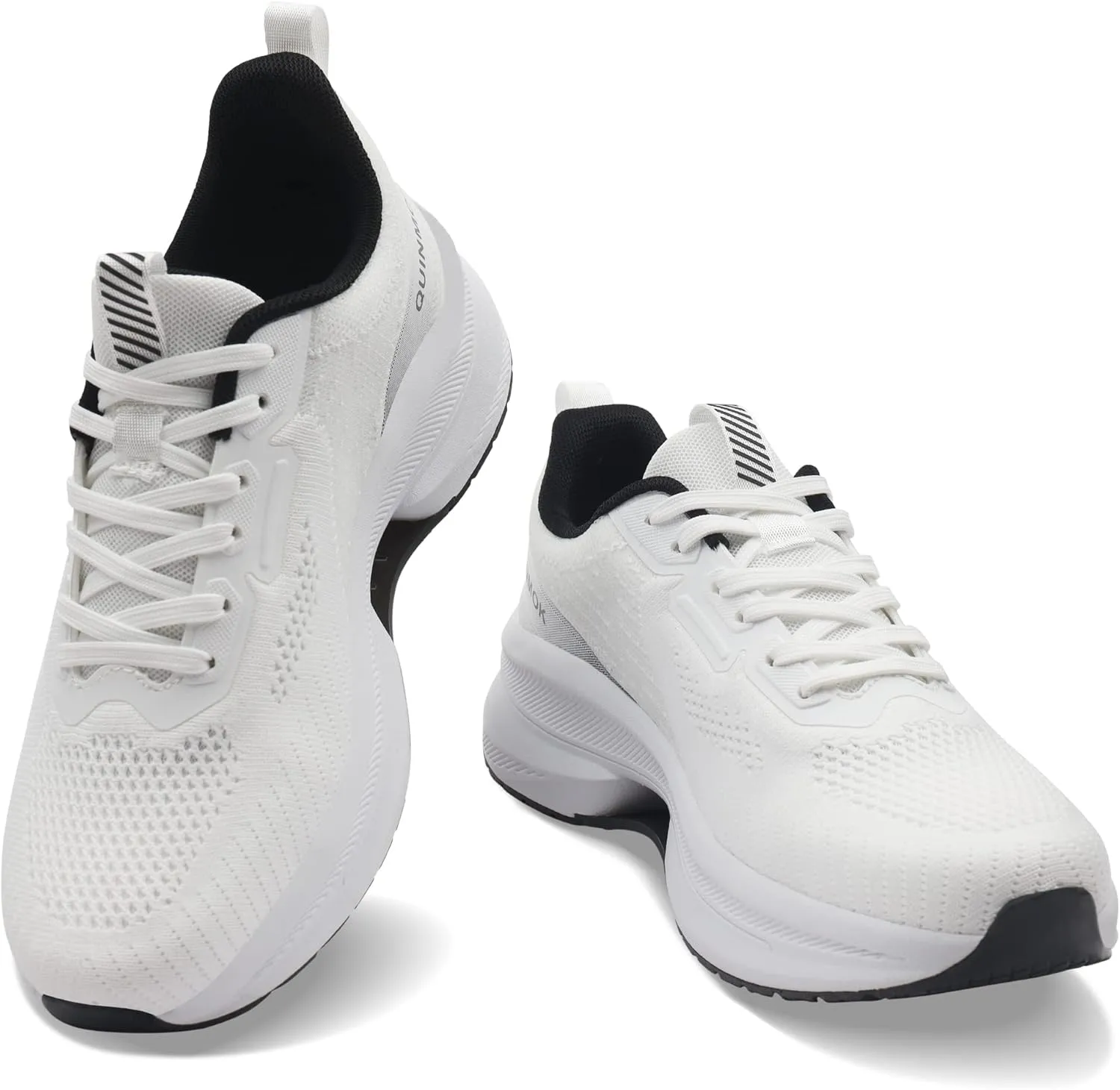 QUINMOK Womens Walking Shoes Non-Slip Tennis Sneakers Mesh Athletic Running Shoes