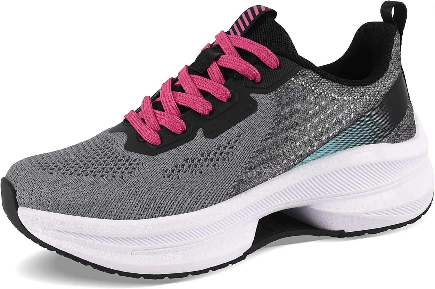 QUINMOK Womens Walking Shoes Non-Slip Tennis Sneakers Mesh Athletic Running Shoes