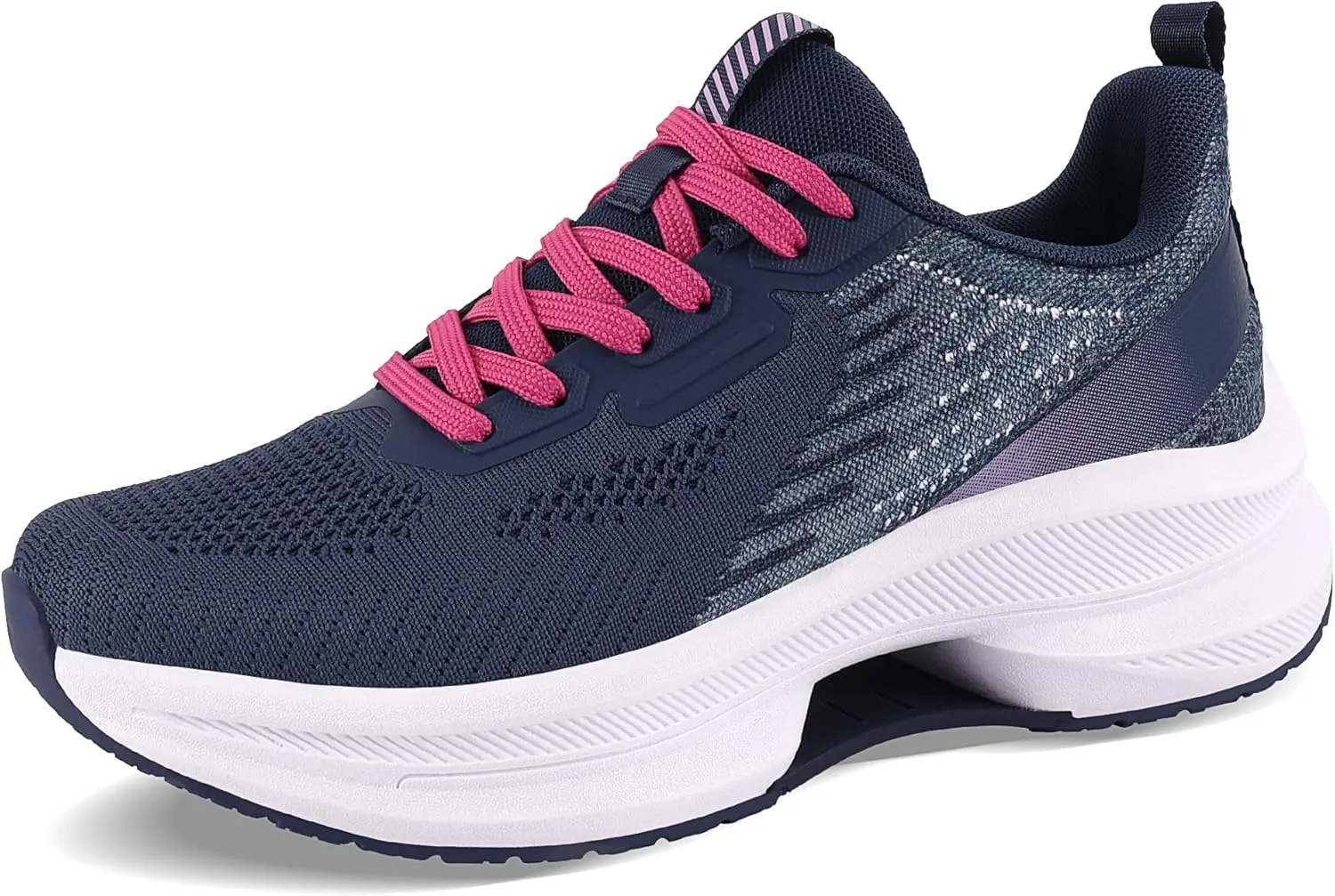 QUINMOK Womens Walking Shoes Non-Slip Tennis Sneakers Mesh Athletic Running Shoes