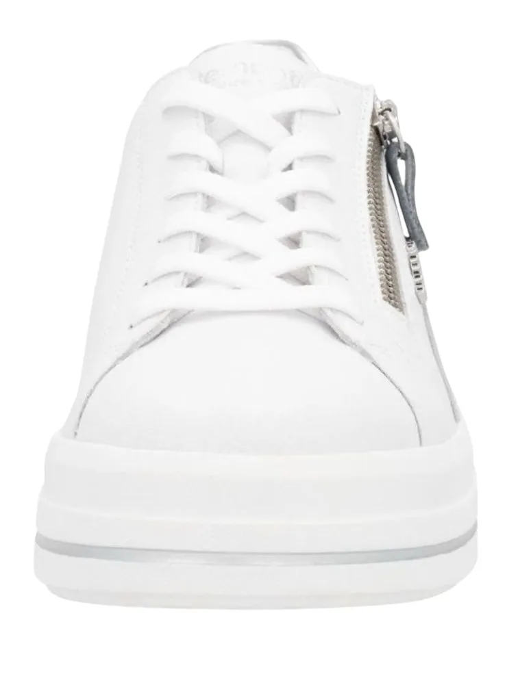 Remonte D1C01-84 Rock Leather White And Blue Multicoloured Trainers