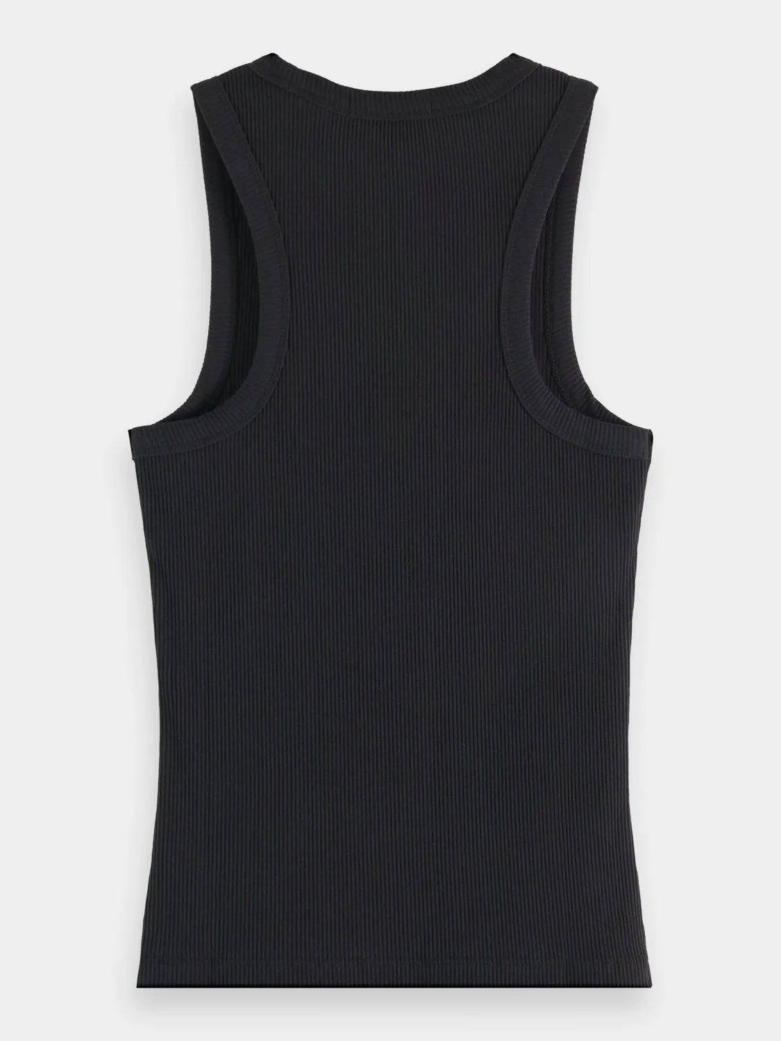 Ribbed racer tank