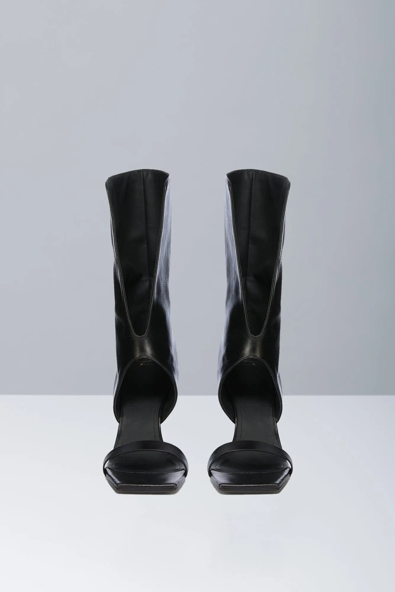 Rick Owens Winged Cantilever 8 Sandals in Black SS25