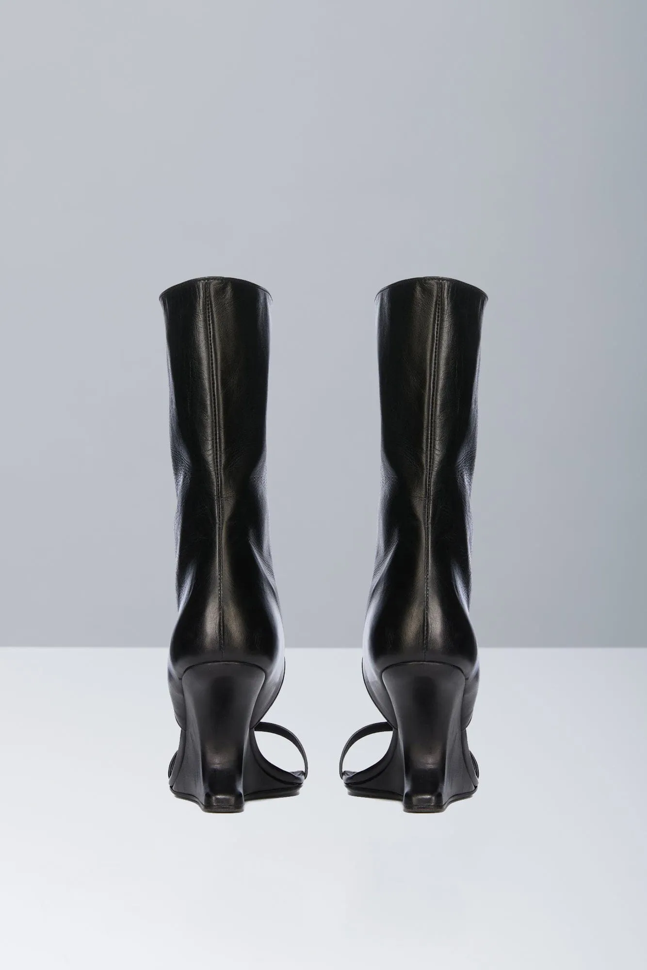 Rick Owens Winged Cantilever 8 Sandals in Black SS25