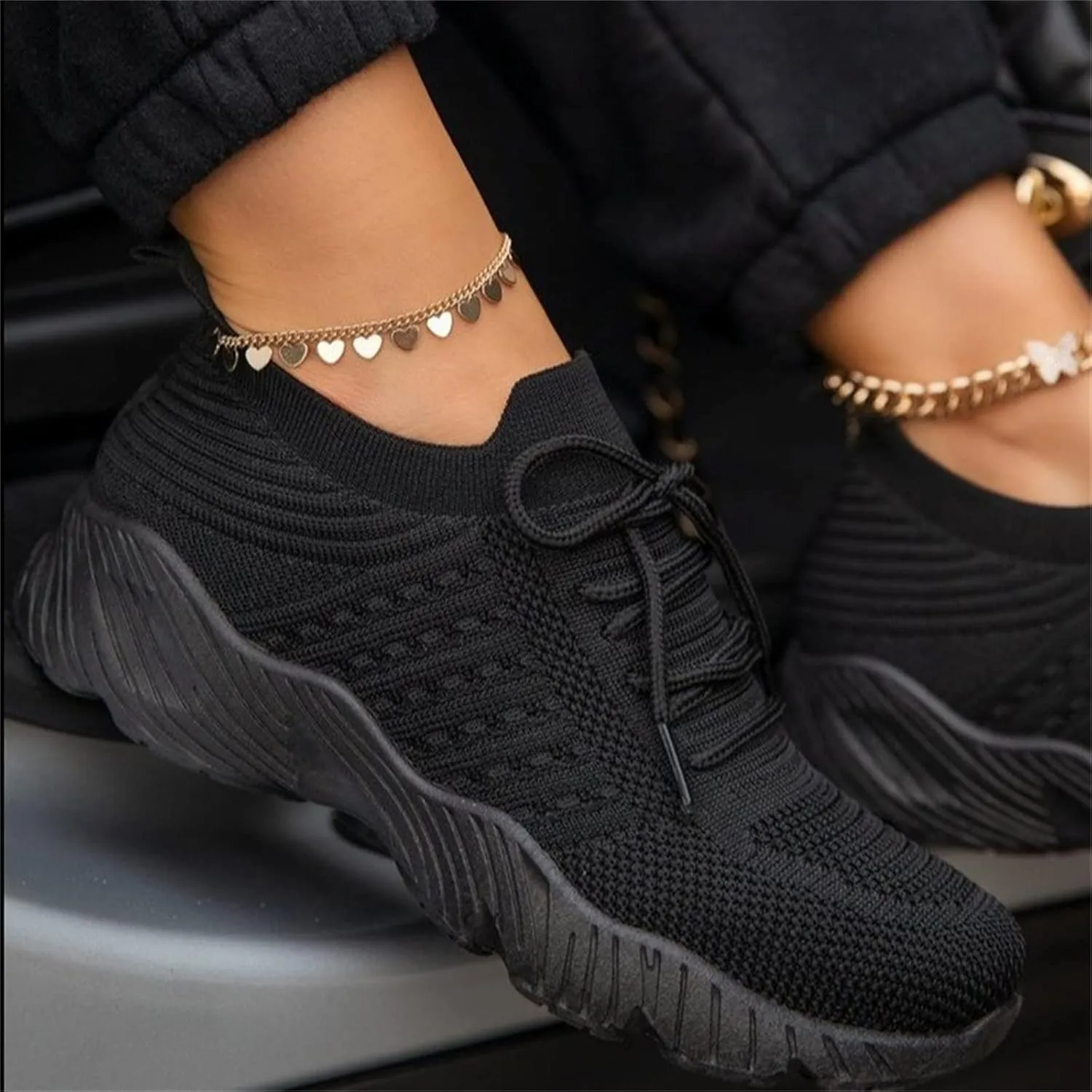 Running Shoes For Women Arch Support Slip on Loafer Shoes Mesh Casual Flat Walking Sneakers Memory Foam Tennis Shoes