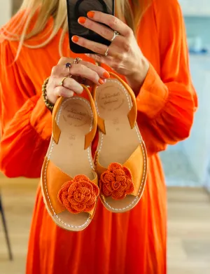 SAMPLE SALE Dahlia Flower Flats