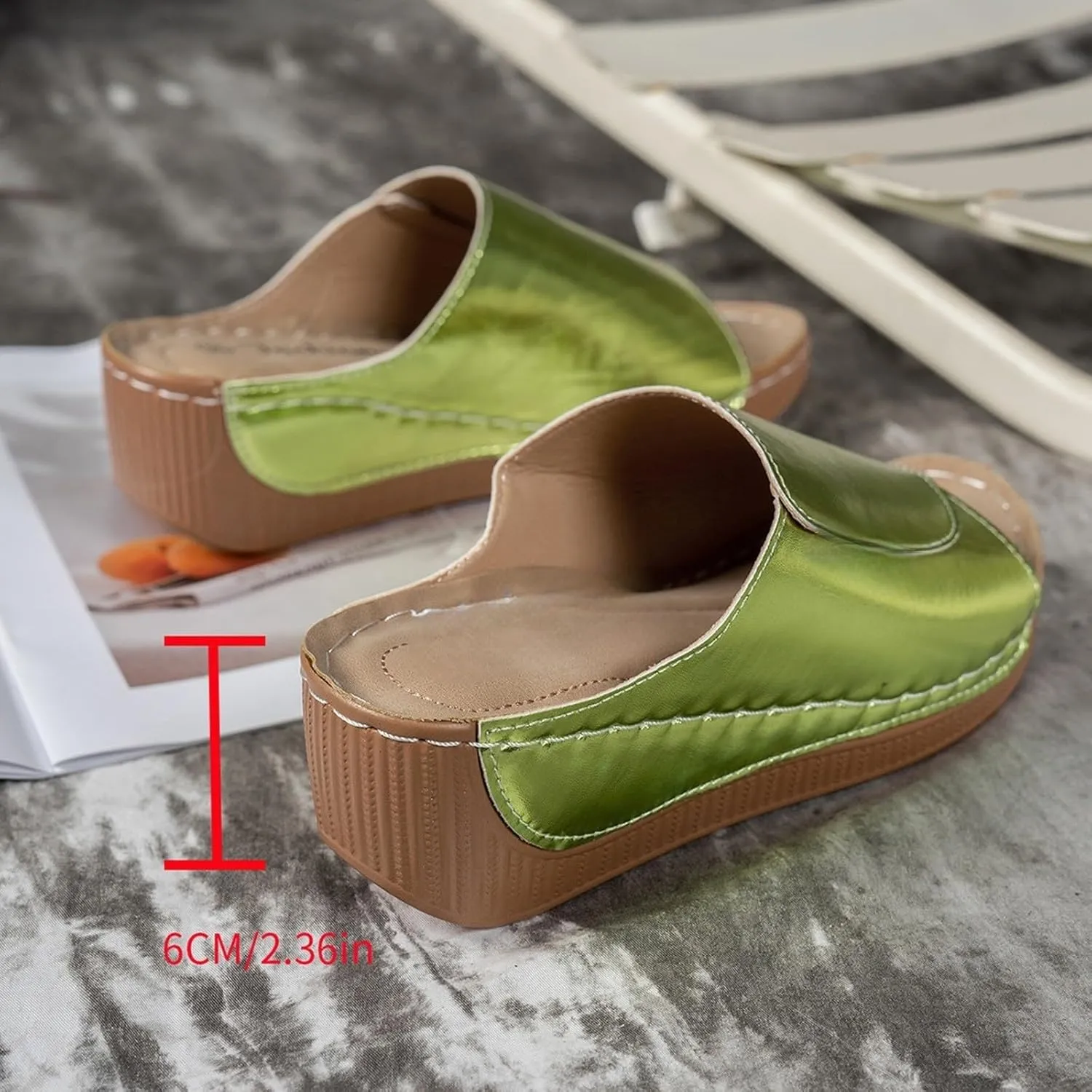 Sandals for Women 2025 Casual Width Wedge Sandals Summer Beach Vacation Breathable Orthopedic Walking Shoes Solid Color Trendy Dress Sandal Platform Slippers Shoes 2025