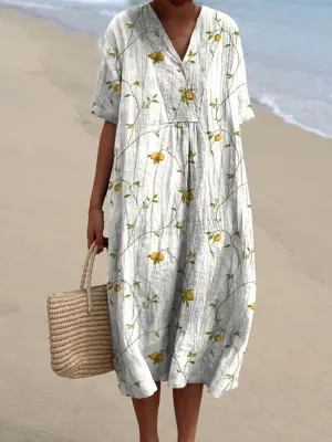 Savannah | Dress with vibrant floral pattern