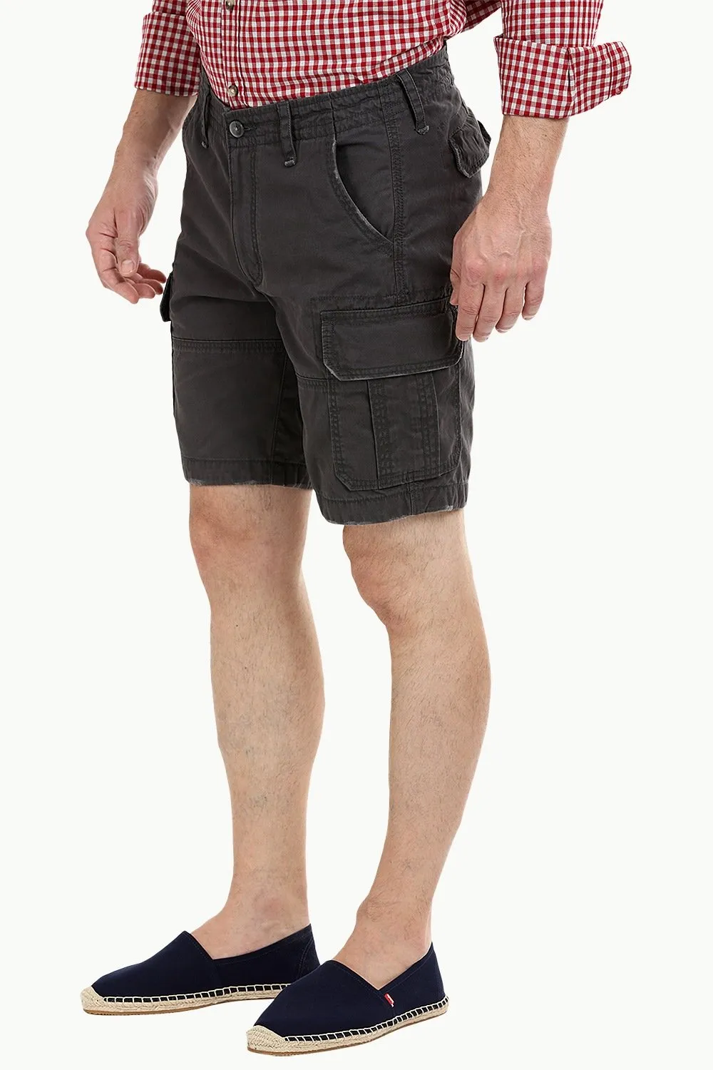 Shadow Grey Rugged Cargo Shorts