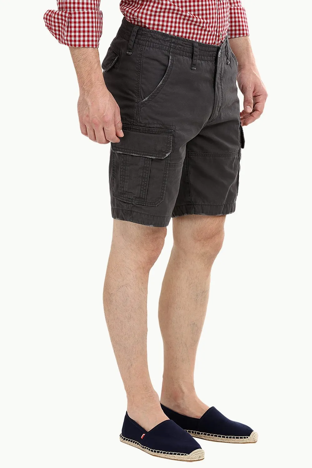 Shadow Grey Rugged Cargo Shorts