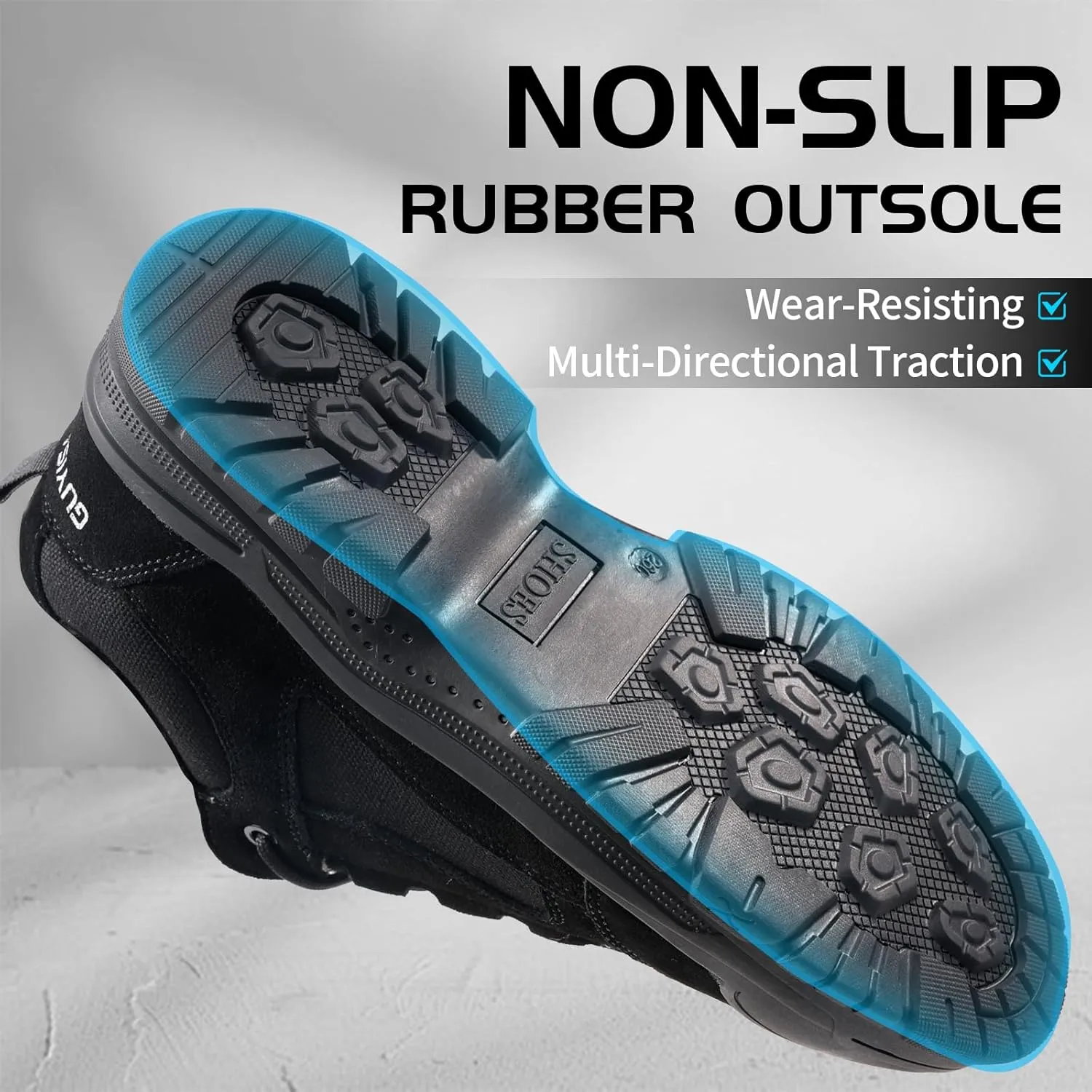 Steel Toe Shoes for Men Women Lightweight Work Shoes Mens Indestructible Safety Sneakers Puncture Proof Construction Shoe Composite Toe Sneakers