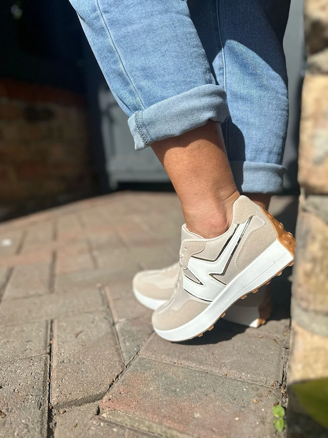 Stone Designer Inspired Trainer