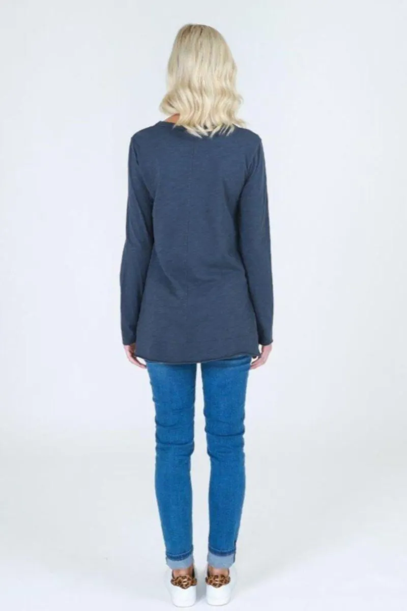 Third Story - Strumpet L/S Top Indigo