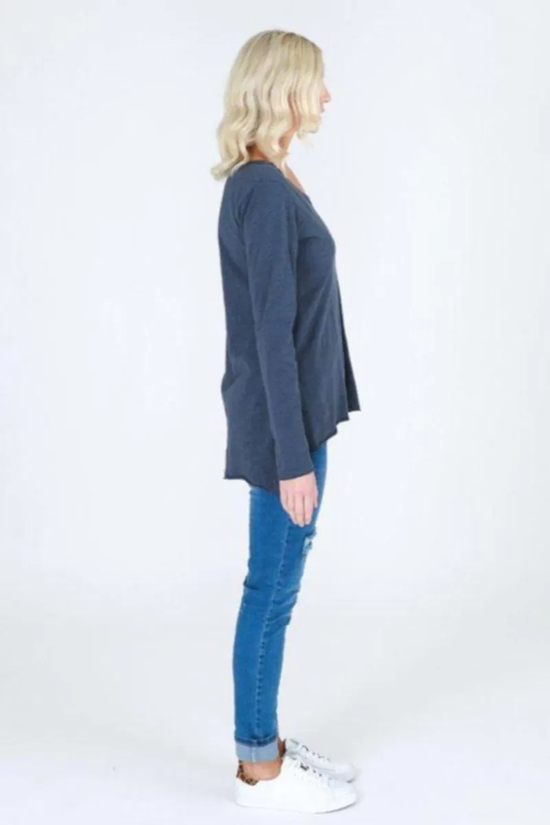 Third Story - Strumpet L/S Top Indigo