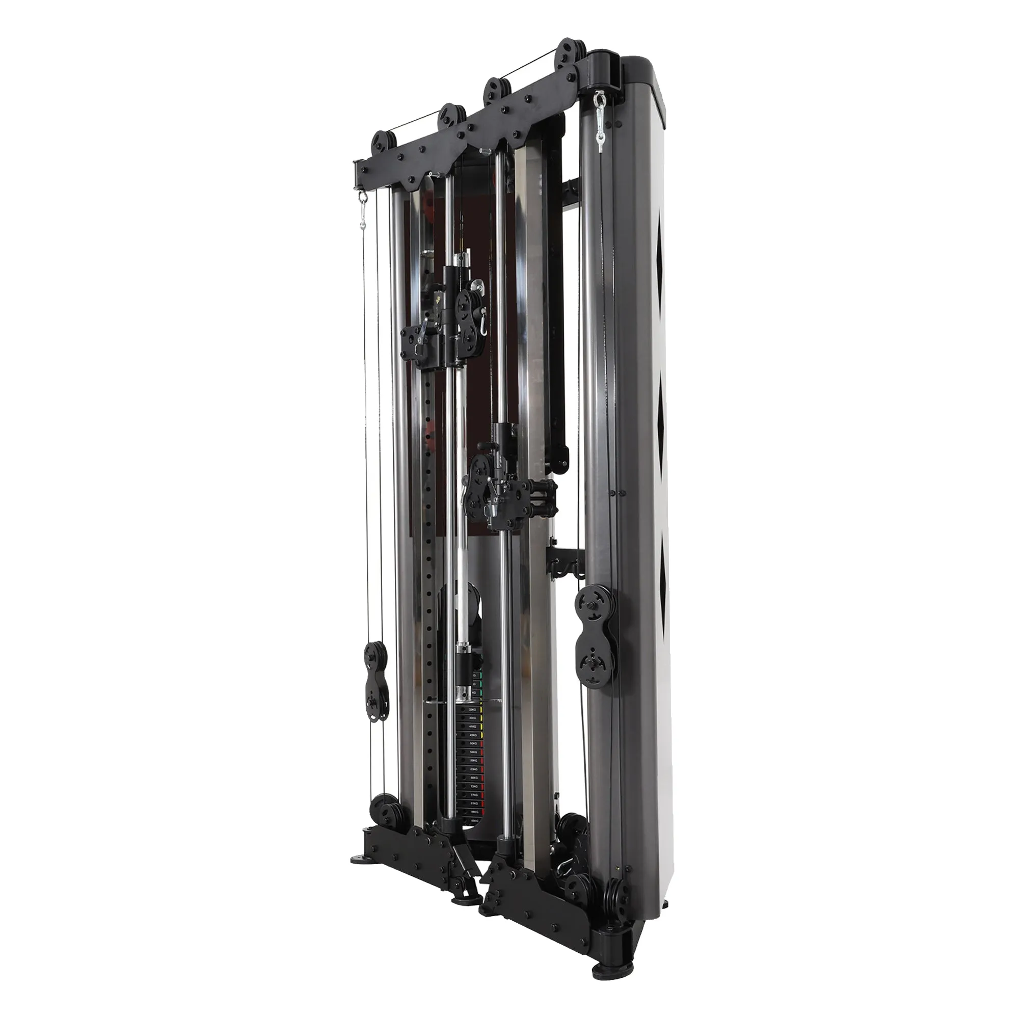 TITANIUM USA R50 FOLDING FUNCTIONAL SMITH MACHINE WITH WEIGHT STACKS