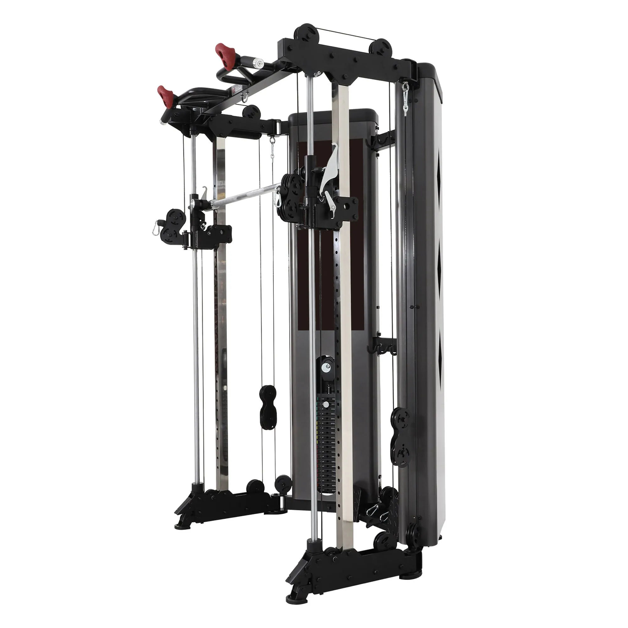TITANIUM USA R50 FOLDING FUNCTIONAL SMITH MACHINE WITH WEIGHT STACKS