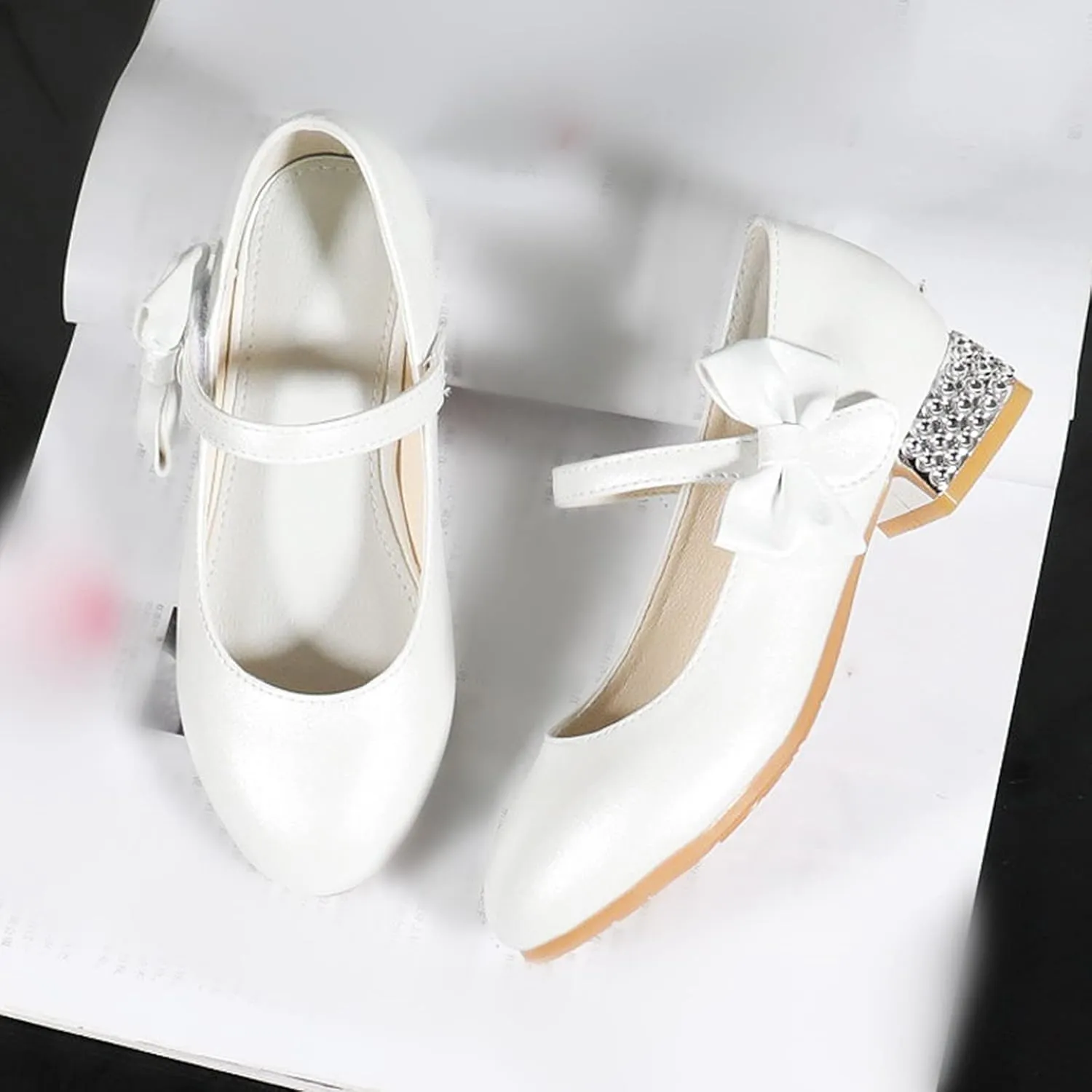 Toddler Sandals Children Shoes High Heels Girls Princess Single Shoes Dress Shoes Performance Shoes Sport Sandals