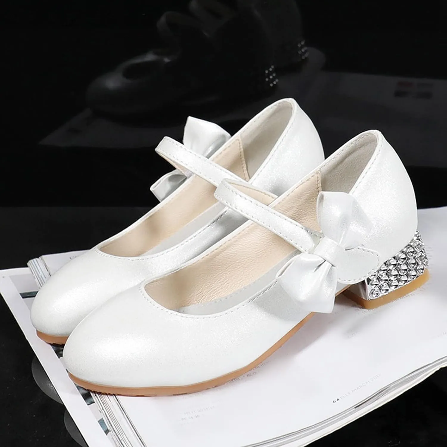 Toddler Sandals Children Shoes High Heels Girls Princess Single Shoes Dress Shoes Performance Shoes Sport Sandals