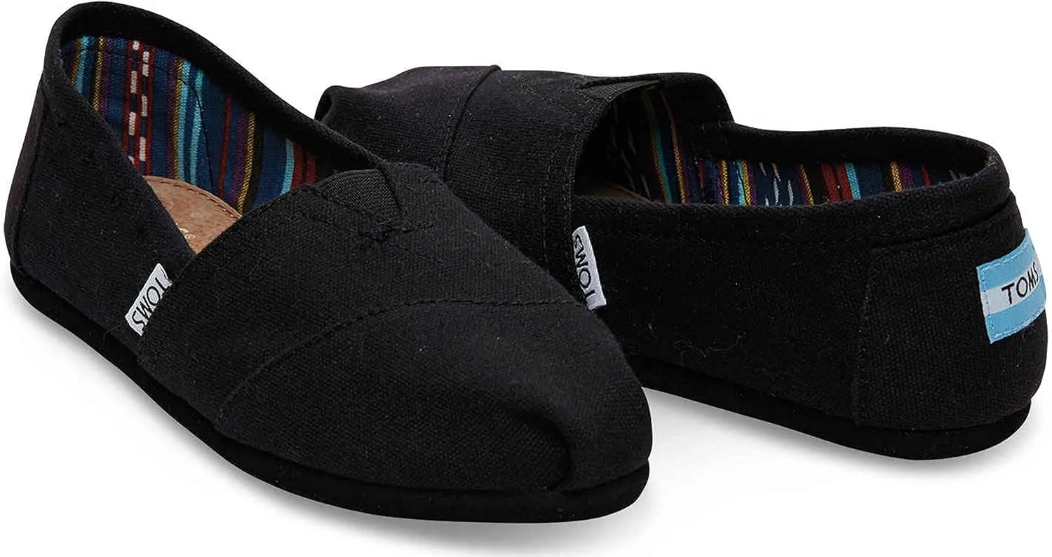 TOMS Toddler Girls Alpargata Crib - Grey