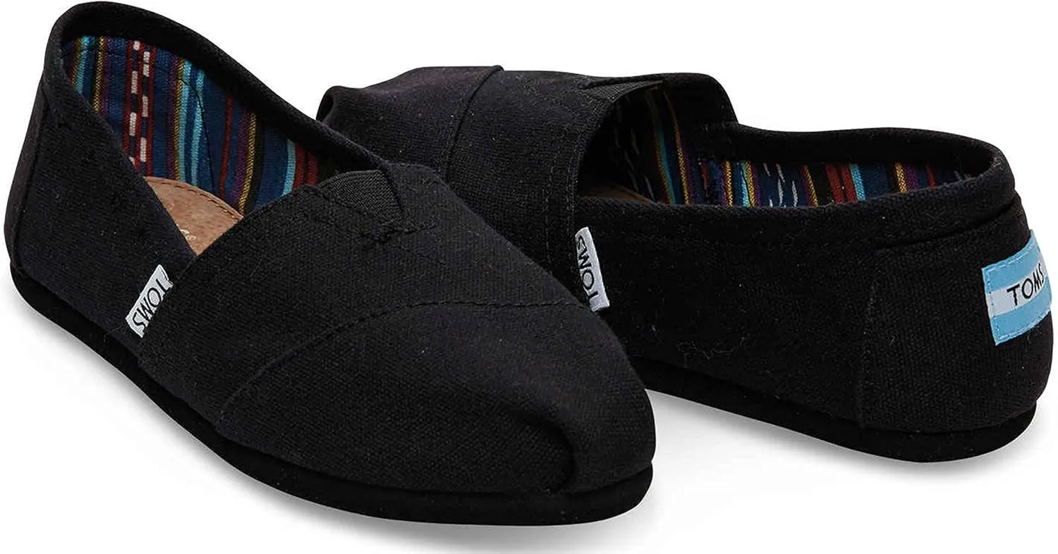 TOMS Toddler Girls Alpargata Crib - Grey