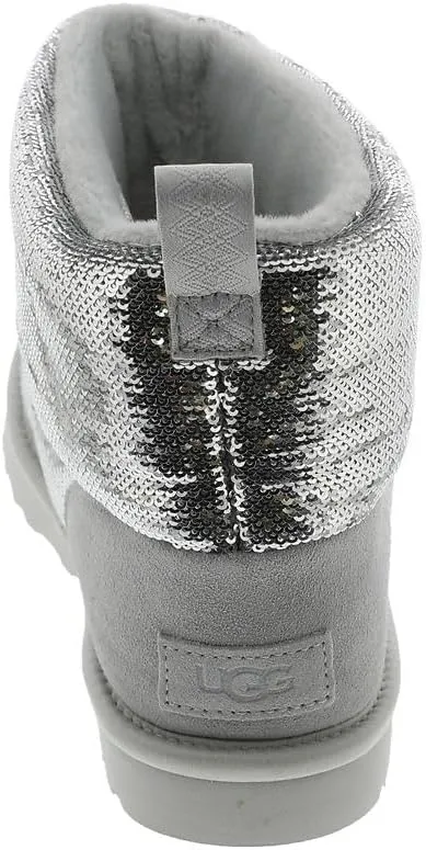 UGG Girls' Classic Mini Mirror Ball Boot