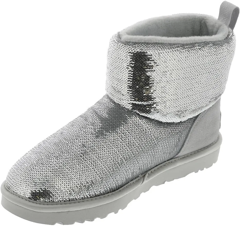 UGG Girls' Classic Mini Mirror Ball Boot
