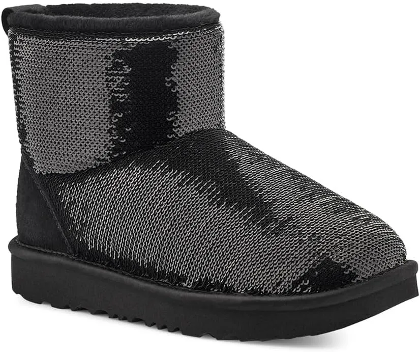 UGG Girls' Classic Mini Mirror Ball Boot