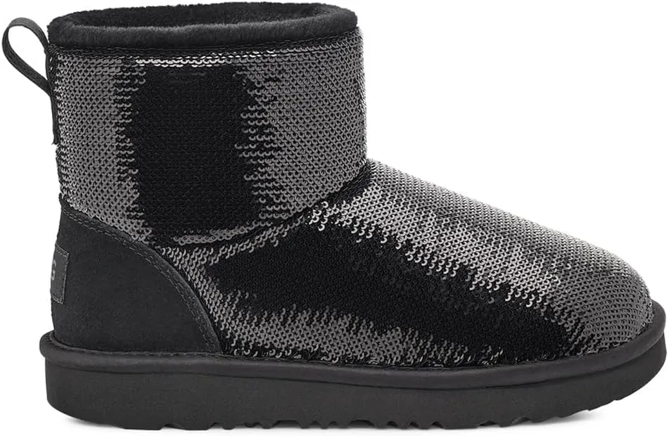 UGG Girls' Classic Mini Mirror Ball Boot