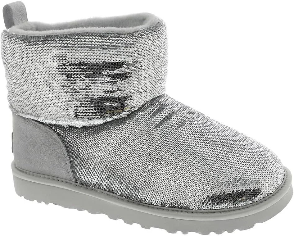 UGG Girls' Classic Mini Mirror Ball Boot