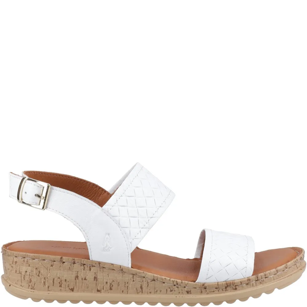 White Ebony Woven Sandals