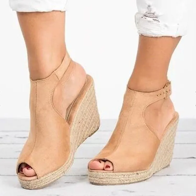 Women Espadrilles Platform Wedge Sandals
