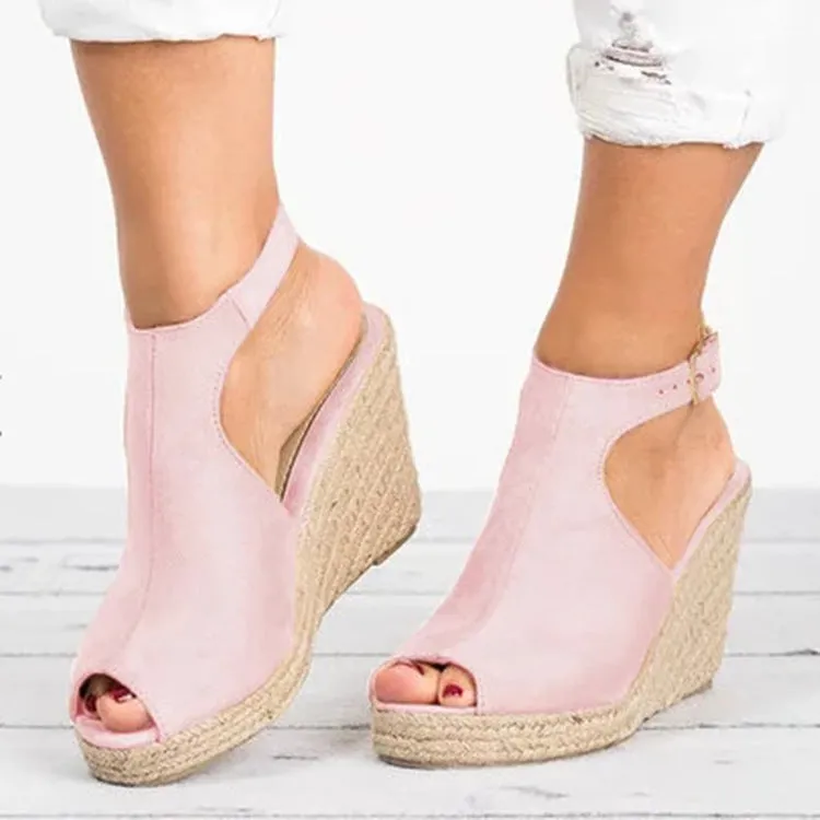 Women Espadrilles Platform Wedge Sandals