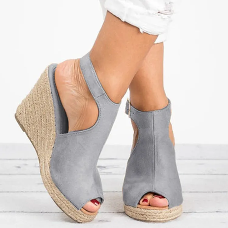 Women Espadrilles Platform Wedge Sandals