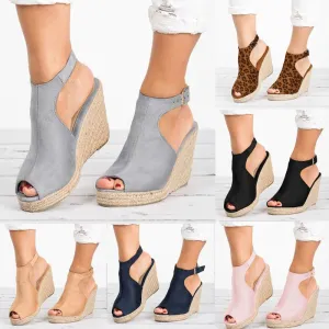 Women Espadrilles Platform Wedge Sandals