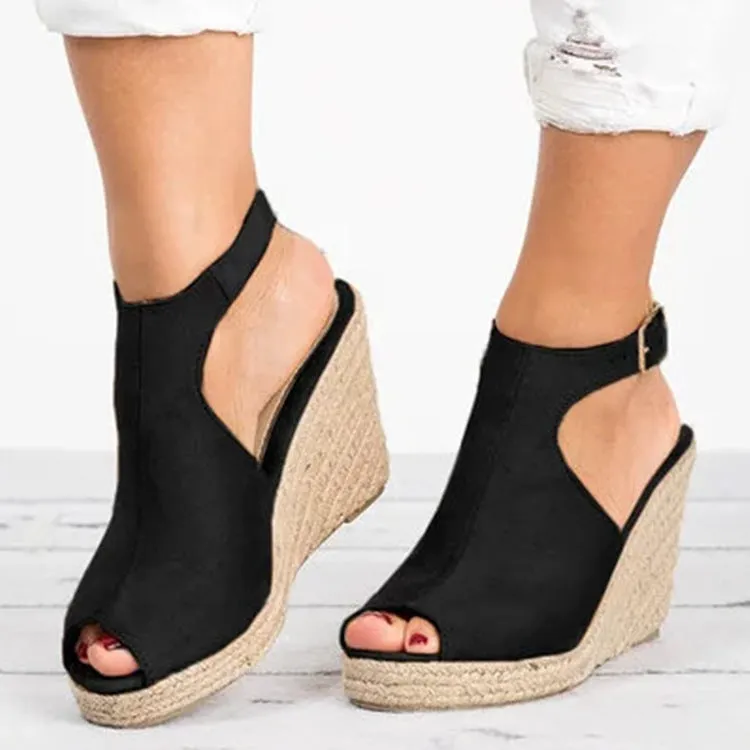 Women Espadrilles Platform Wedge Sandals