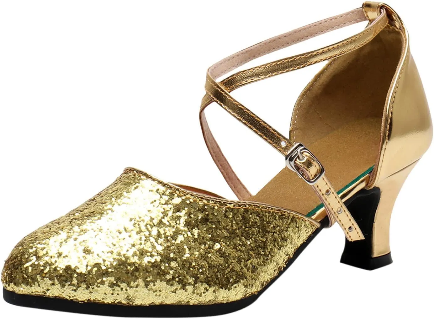 Women Rhinestone Ballroom Dance Shoes Latin Performance Dance Shoes Beach Summer Platform Women Wedge Sandals