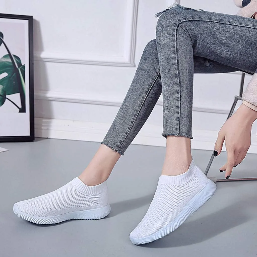 Women's Fashion Sneaker Lace Up Low Top Comfortable Walking Shoes Women Loafers Shoes Casual Womens Platform Loafers White Slip On Sneakers for Women