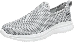Women's Fashion Sneaker Mesh Slip On Black Non Slip Shoes for Women Comfortable Women Shoes Casual Walking Loafers Women Comfort Women Casual Sneakers