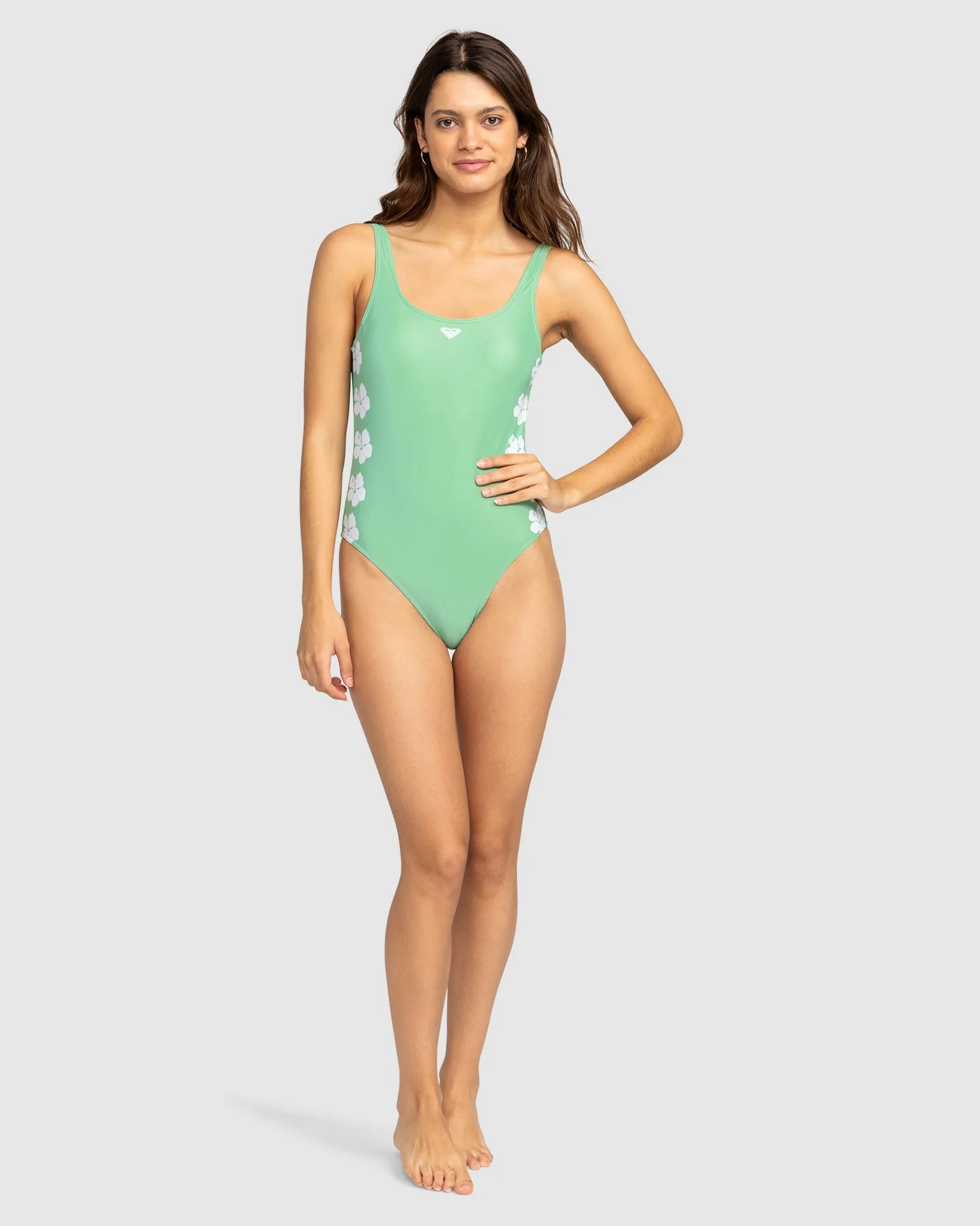 Womens Og Roxy High Leg One-Piece Swimsuit