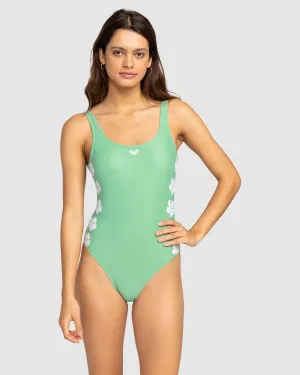 Womens Og Roxy High Leg One-Piece Swimsuit