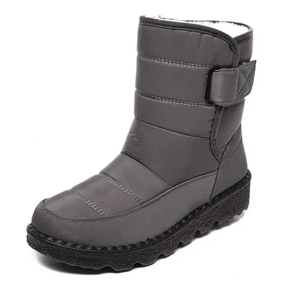 Women's Round Toe Mid-Calf Snow Boots