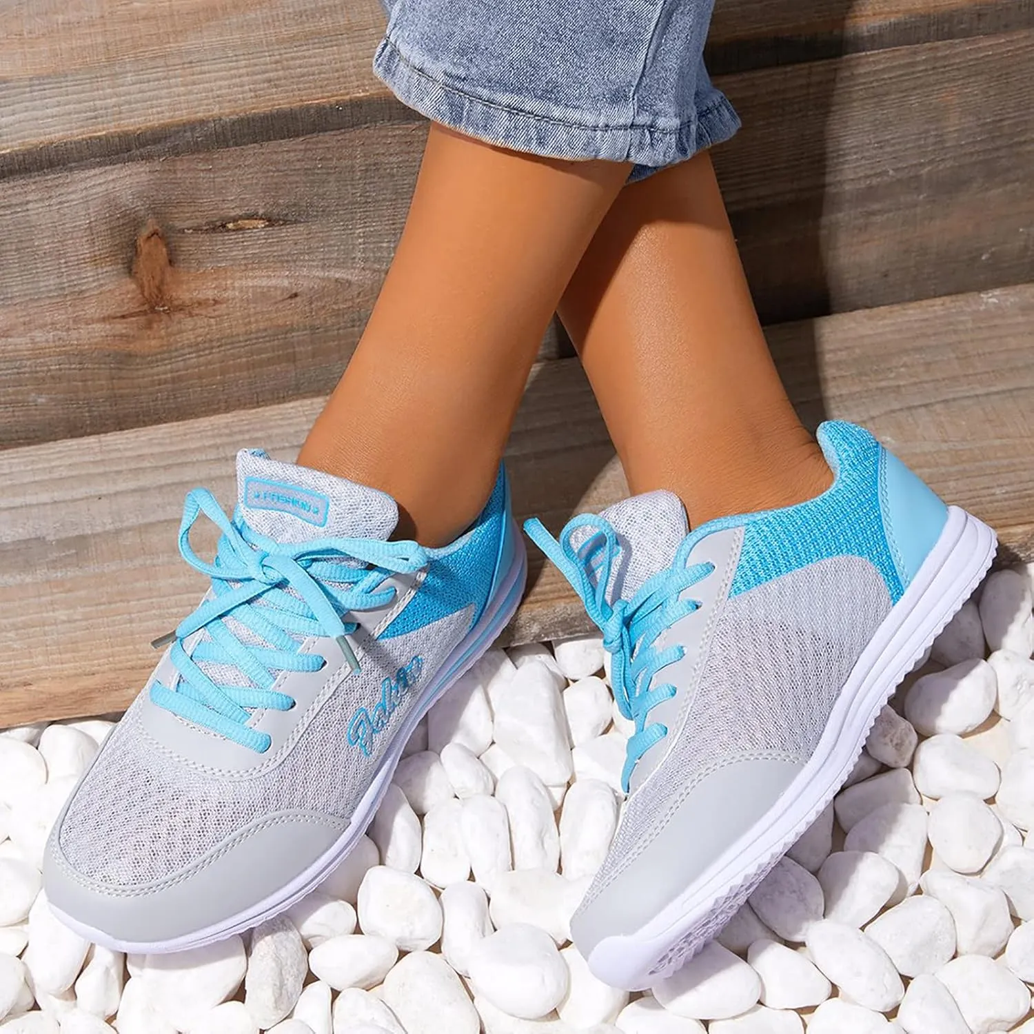 Womens Slip on Walking Shoes Comfort Lightweight Breathable Walking Shoes Women Wide Women's Casual Shoes White Sneakers Steel Toe Tennis Shoe Trainers Shoe