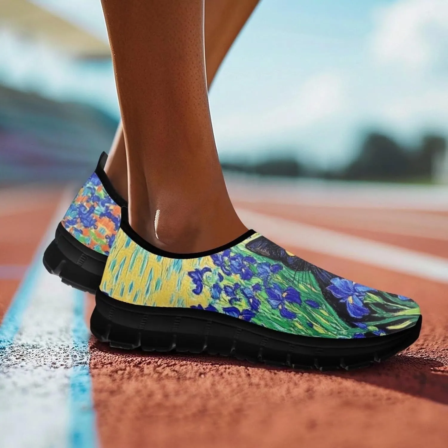 Women's Slip On Walking Shoes Fashion Casual Loafers Lightweight Travel Shoes