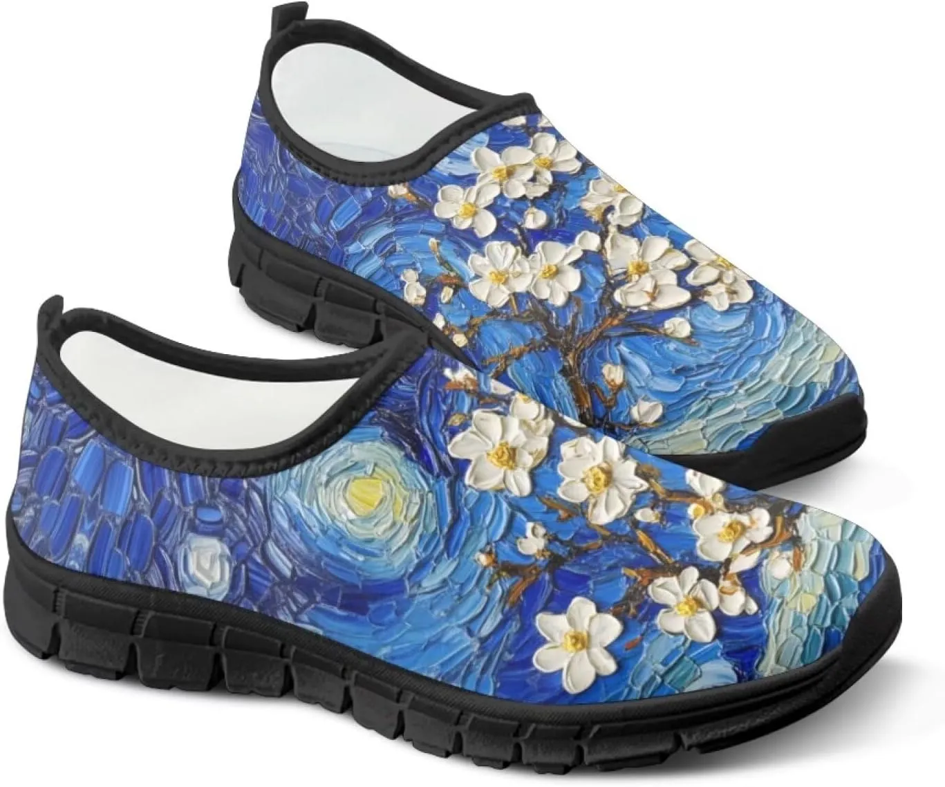 Women's Slip On Walking Shoes Fashion Casual Loafers Lightweight Travel Shoes