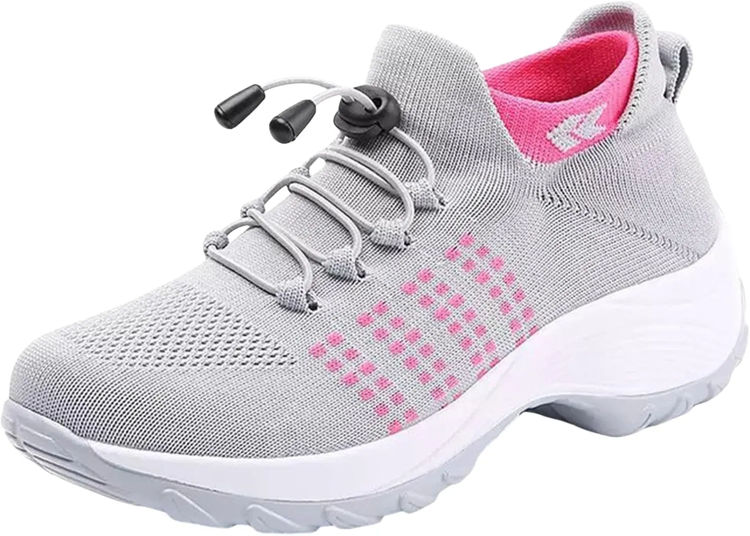 Womens Slip On Walking Shoes Non Slip Classic Comfort Flat Fashion Running Sneakers Arch Support Orthopedic Breathable Workout Shoes Lightweight Gym Padded Insole Sneaker for Outdoor Daily Wear