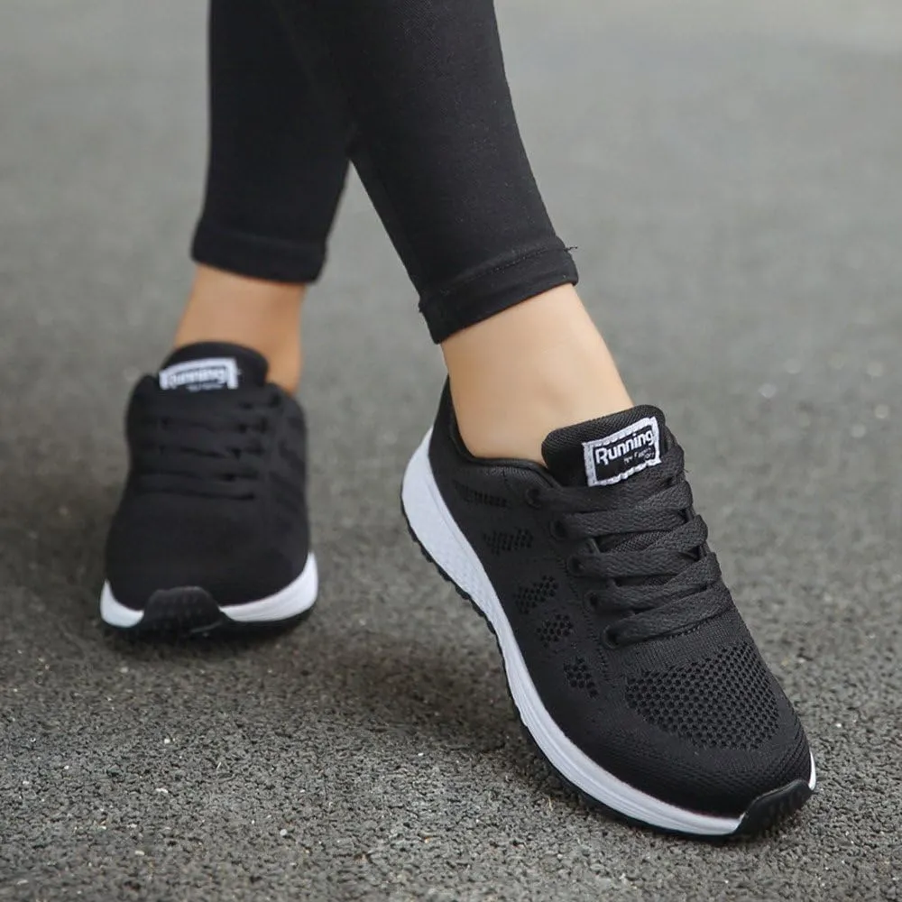 Womens Sneakers Air Cushion Running Shoes Lace Up Slip On Shoes Women Lightweight Casual Shoes for Fall Fashion Sneakers Slip On Tennis Shoe Trainers Shoe