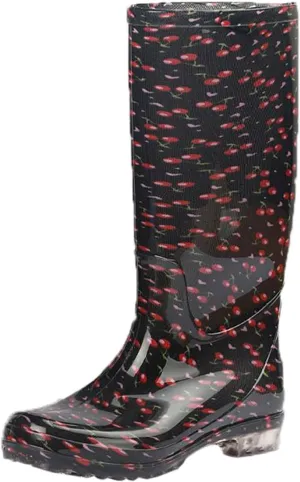 Women's Tall Rain Boots Garden Boots Waterproof Work Garden Rubber Anti Slipping Comfort Outdoor Soft Fishing Shoes