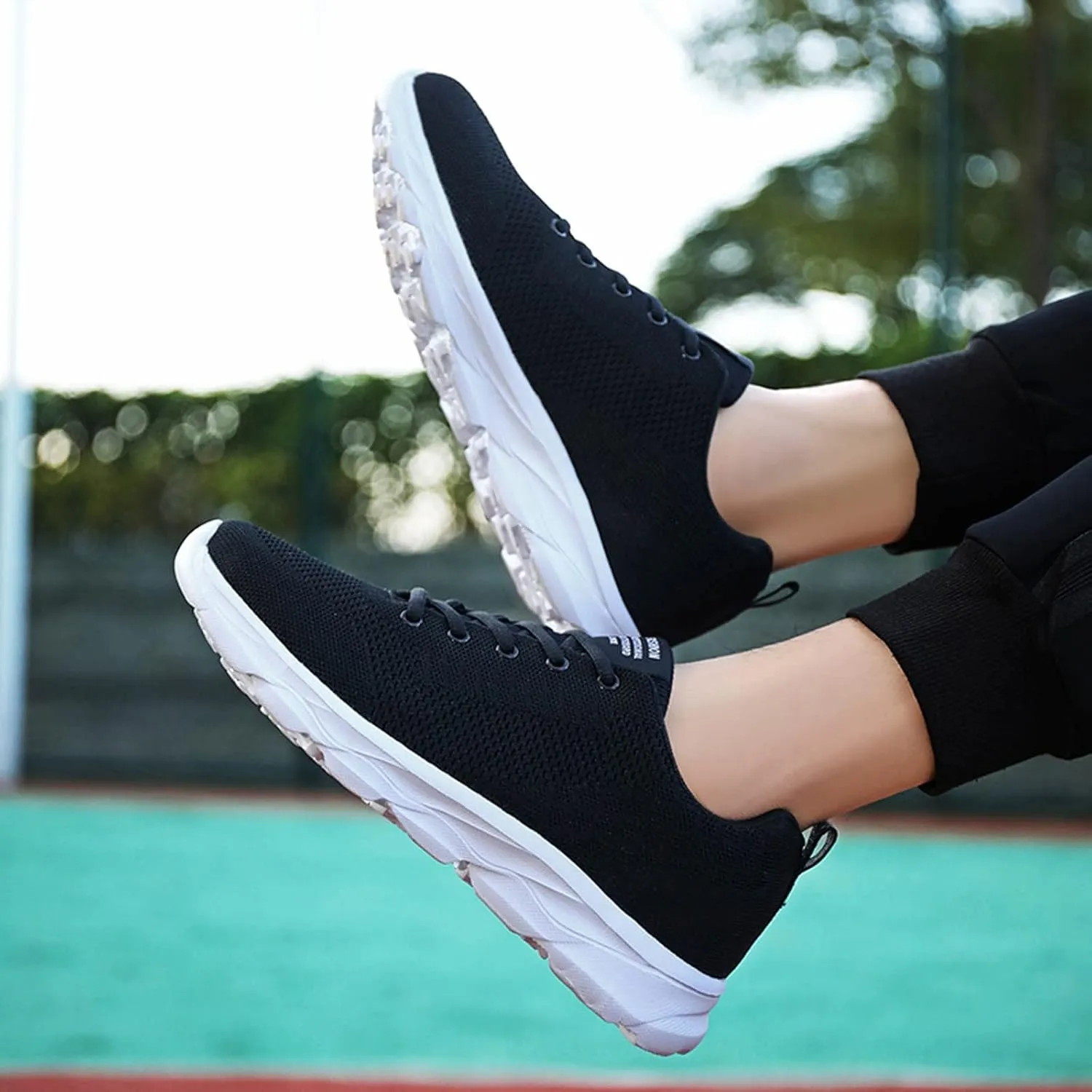 Womens Walking Shoes Lace Up Lightweight Memory Foam Cheer Running Shoes for Women Sport Brown Casual Shoes Women's Fashion Sneakers Tennis Shoe Cross Trainer Shoe