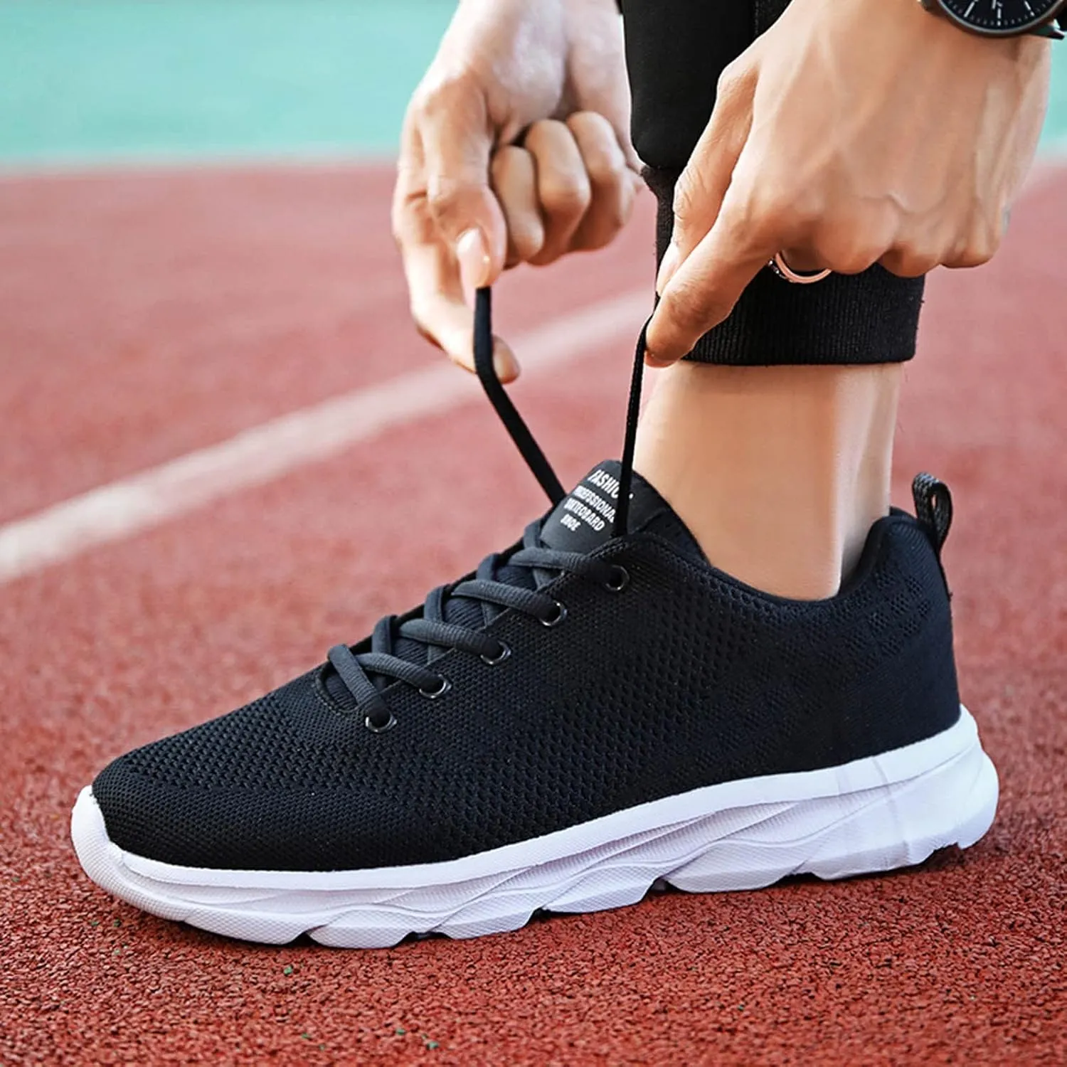 Womens Walking Shoes Lace Up Lightweight Memory Foam Cheer Running Shoes for Women Sport Brown Casual Shoes Women's Fashion Sneakers Tennis Shoe Cross Trainer Shoe